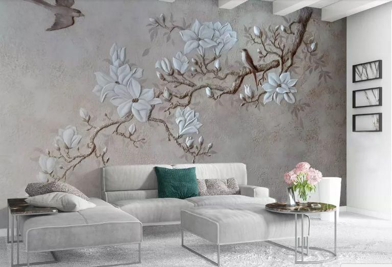 تركيب ورق حائط بحائل