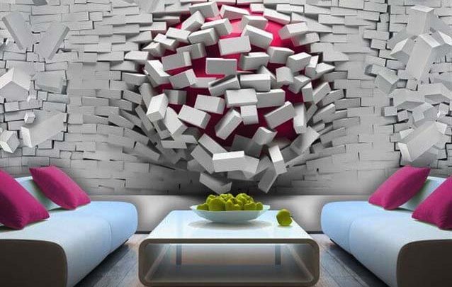 تركيب ورق حائط بحائل